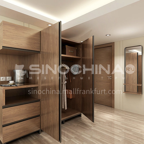 Modern design Laminate finish kitchen cabinets-YG18-HPL01